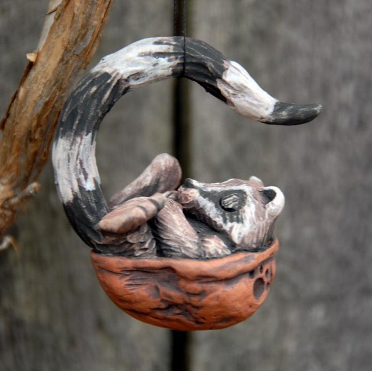 Snoozes (Rae Hull) - Авторские животные из глины (фото 8)