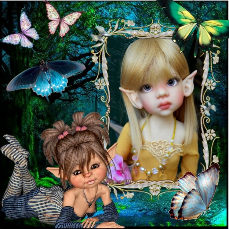 Талисса в Волшебном лесу — Куклы Kaye Wiggs (Кайе Виггс): авторские BJD (БЖД)