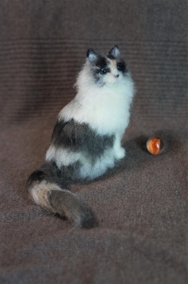 JanetsNeedleFelting - Авторские войлочные скульптуры домашних животных