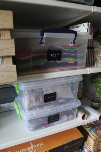 Моя мастерская — Хранение кукол и материалов: организация рабочего места