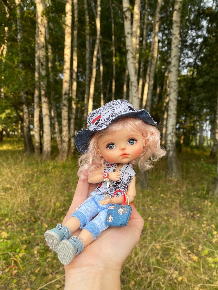 Варя в Березовой роще. Fabbi Chibbi Meadow dolls | Бэйбики Варя в Березовой роще. Fabbi Chibbi Meadow dolls