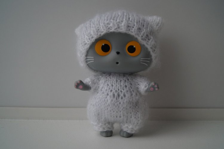 Связала милые одежки для мини Басика и Лили (фото 5)