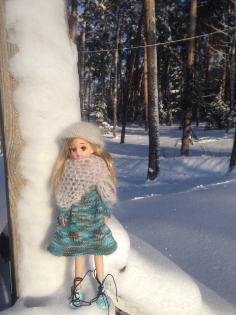 Снежная фотосессия с Licca, Takara