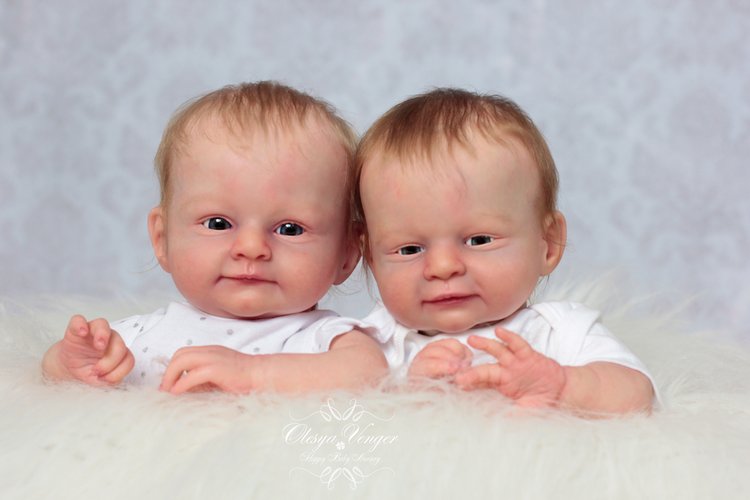 Прототипы Марк и Мэри от Ольги Ауэр ( Marc and Mary by Olga Auer). Куклы реборн Олеси Венгер