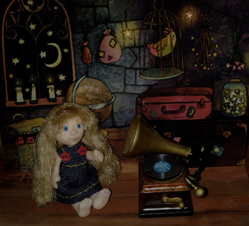 На чердаке — Авторские миниатюрные куклы: лепка (фото 3)