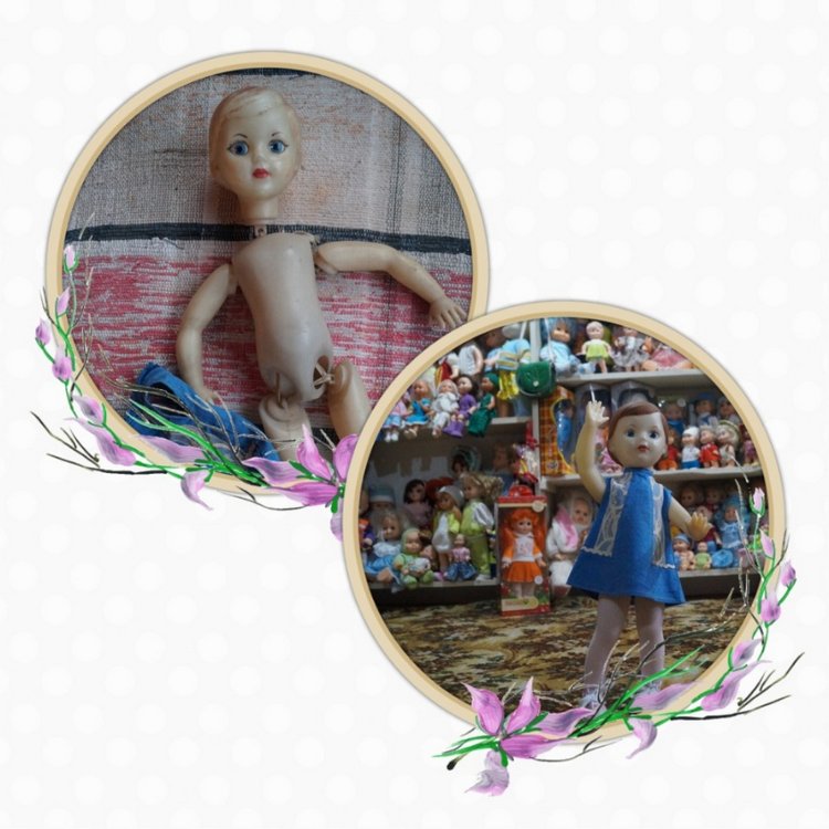 Коробка советских игрушек из бабушкиного дома