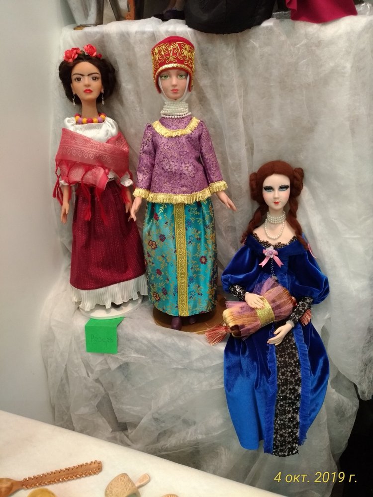 XV Международный Салон Авторских кукол на Тишинке моими глазами. Часть II