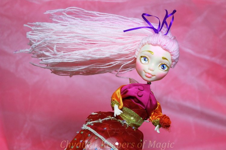 Chydiki - Fairy OOAK Art dolls, artist collectible fantasy clay toys - 6