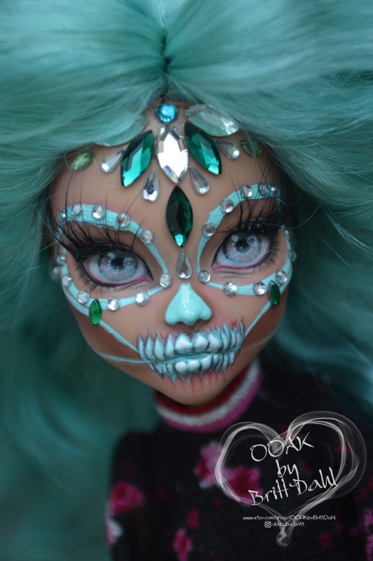 ООАК Кристальные Скелеты. Клео и Гулия Monster High (фото 4)