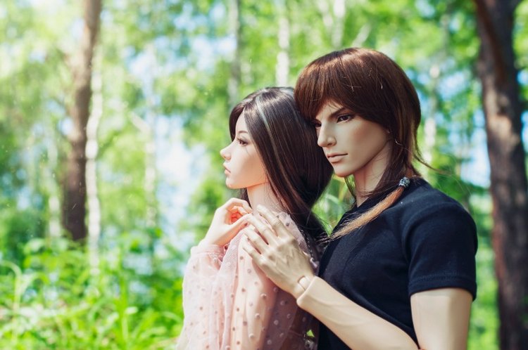 Аюна и Макс на прогулке — Куклы Iplehouse (Иплхаус): BJD (БЖД) (фото 3)