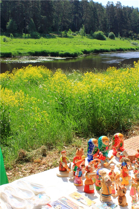 "Троицкие гуляния" в Василёво, 2019 год, продолжение. Архитектурно-этнографический музей под открытым небом Василёво