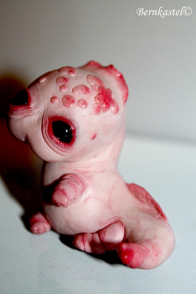 Акки и Ия — Игрушки в смешанной технике (мех и глина): Арт