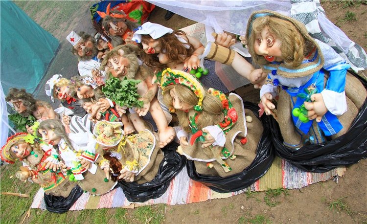 "Троицкие гуляния" в Василёво, 2018 год, продолжение. Архитектурно-этнографический музей под открытым небом. Василёво