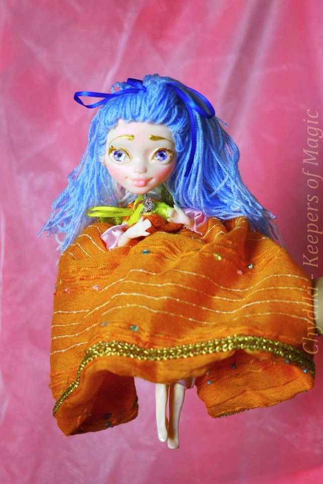 Chydiki - Fairy OOAK Art dolls, artist collectible fantasy clay toys - 6