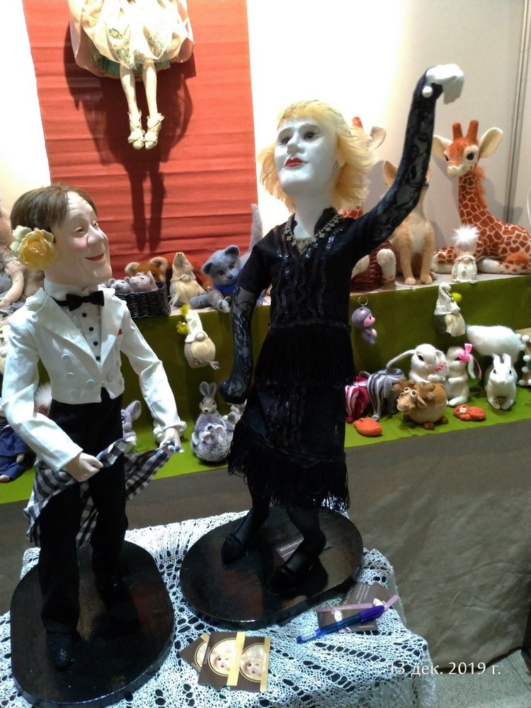 X Международная выставка "Искусство куклы" в Гостином дворе. Часть 2