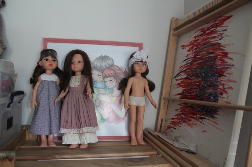 Моя мастерская — Хранение кукол и материалов: организация рабочего места