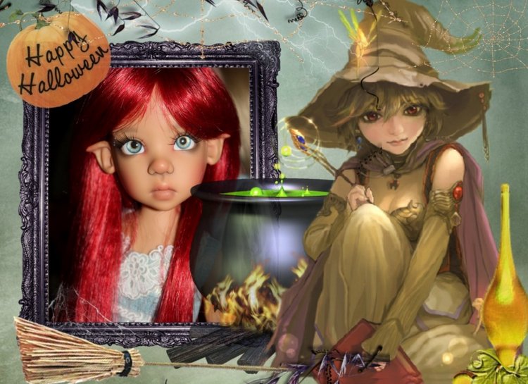 Хэллоуинская ночь — Куклы Kaye Wiggs (Кайе Виггс): авторские BJD (БЖД)