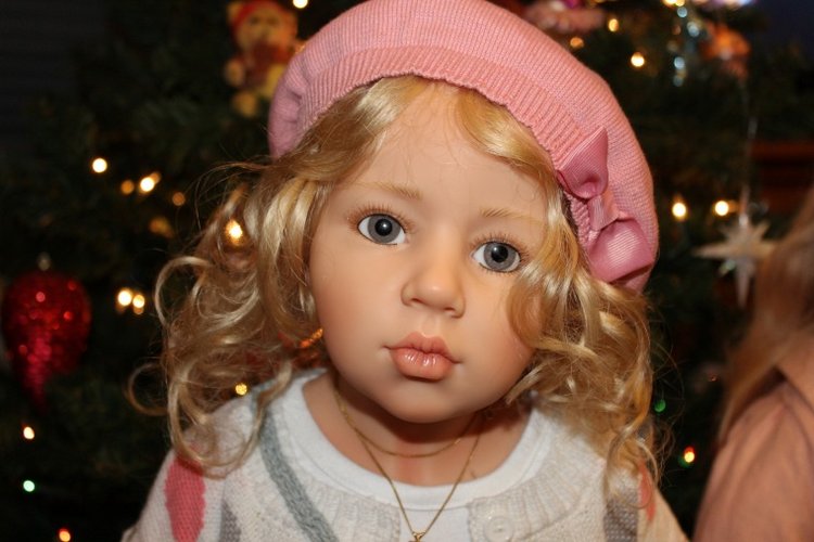 Новогодняя елка с моими куклами от Hildegard Gunzel