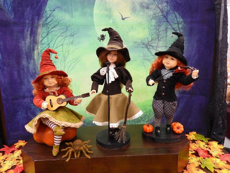 XV Международный осенний салон авторских кукол на Тишинке с 4 по 6 октября 2019 года в Москве - часть 2