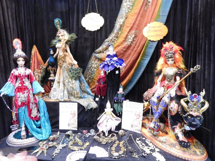 XV Международный осенний салон авторских кукол на Тишинке с 4 по 6 октября 2019 года в Москве - часть 1