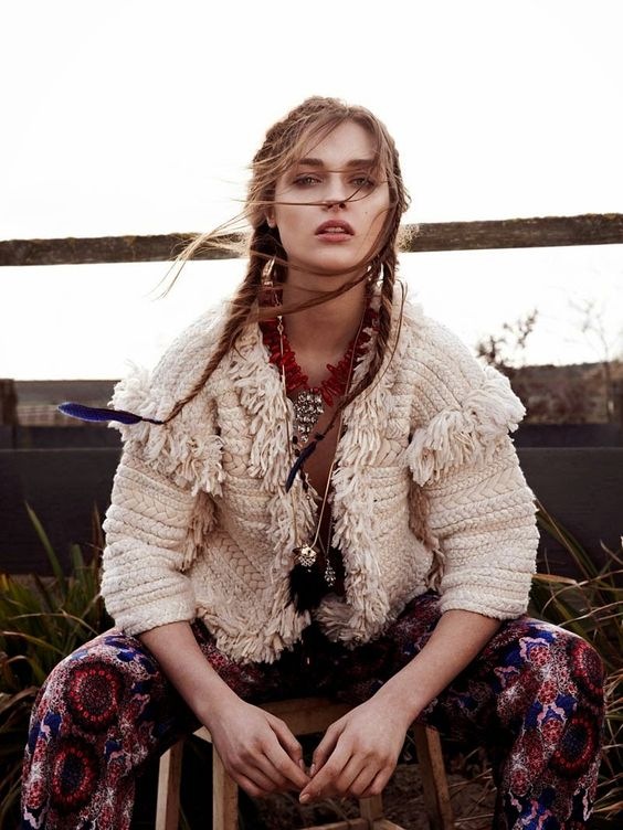 Мороз и солнце; день чудесный! - зимние наряды в стиле бохо