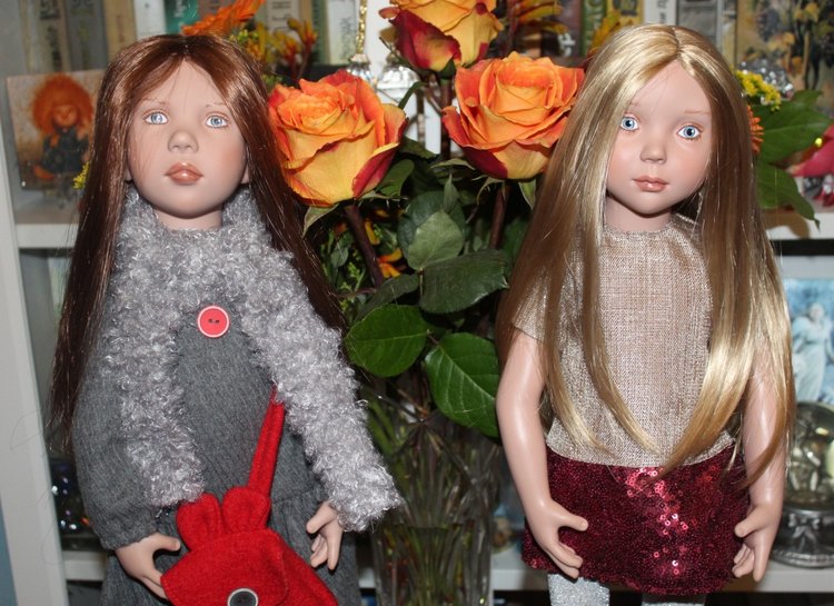 А мы к вам с цветами! Neetje и Verena Zwergnase