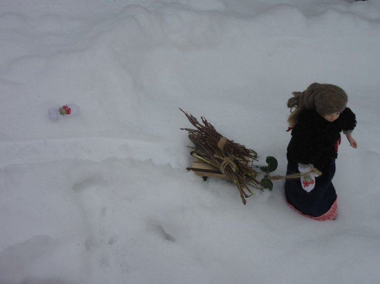 Запасаемся хворостом с Хеленой (фото 5)