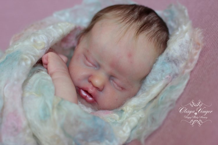 Моя крохотуля Инди. Кукла реборн Олеси Венгер