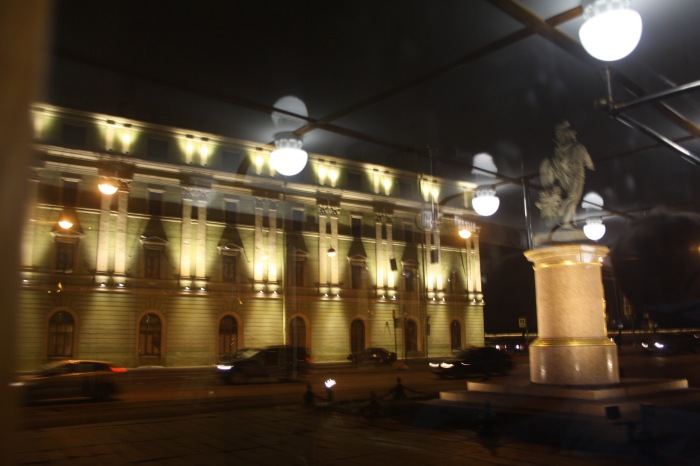 Петербург. Экскурсионный трамвай вместе с Гарри и Драко