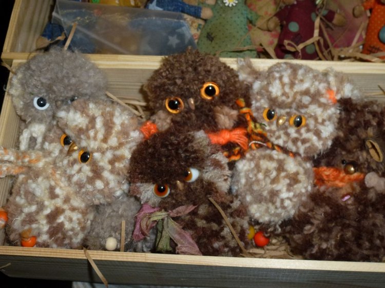 XI Московская международная выставка мишек Teddy - Филины (Совы)