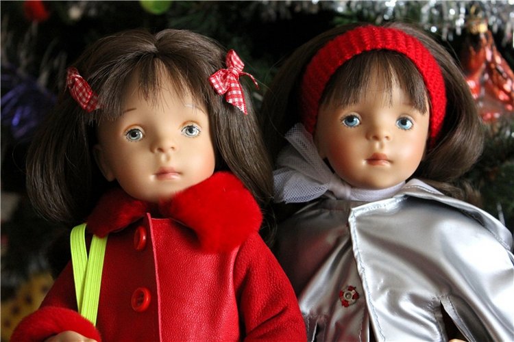 Моя коллекция кукол с авторской росписью Sylvia Natterer