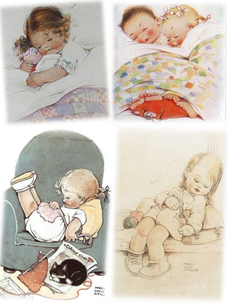 Beatrice Perini. Авторские работы ООАК из глины "терракота" - Mabel Lucie Attwell, часть 2 (фото 4)