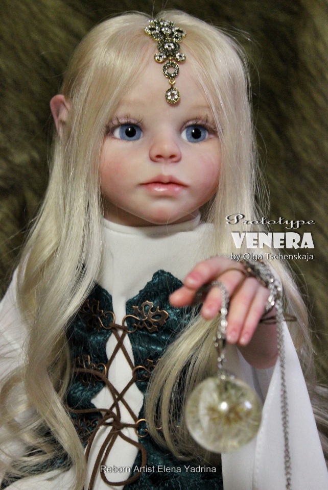 Эльфиечка Венера. Прототип, моя версия. Куклы реборн Елены Ядриной (фото 9)