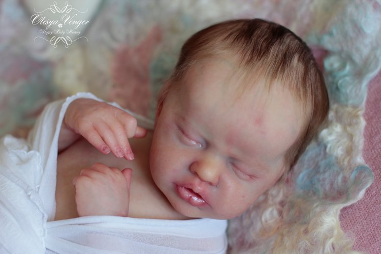 Моя крохотуля Инди. Кукла реборн Олеси Венгер