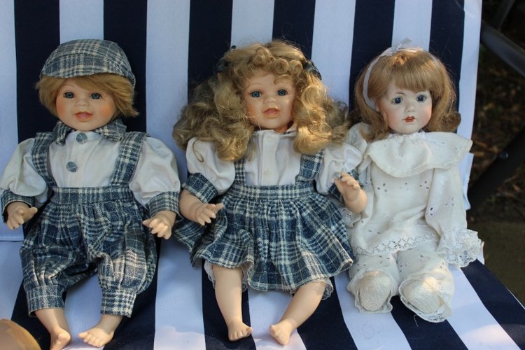 Большая коллекция Винтажных реплик с антикварных кукол - Часть 3