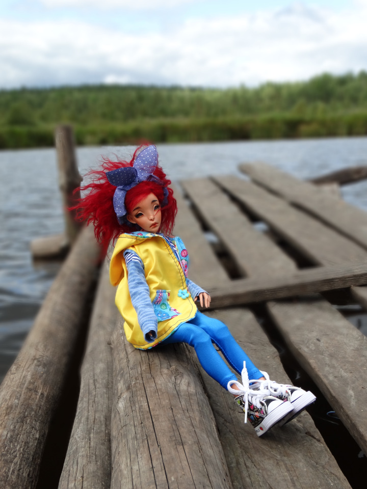 Каменный остров. Поездка с БЖД куколкой от Лиликэт