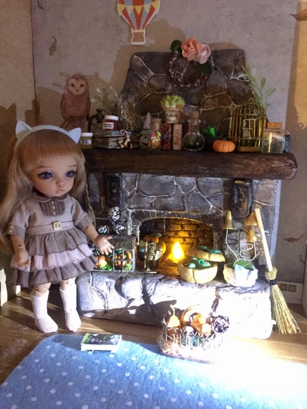 Строим каминный уголок — Мебель для кукол и домиков: фото