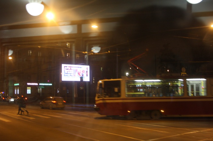 Петербург. Экскурсионный трамвай вместе с Гарри и Драко