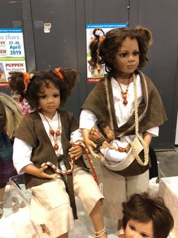 Выставка кукол и мишек в Мюнстере, Германия 28.04.2018-29.04.2018 год часть вторая