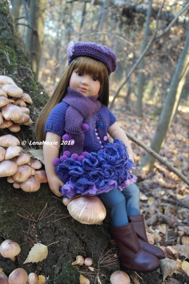 Прощание с теплой Осенью — Куклы Kidz'n'Cats (Соня Хартман): шарнирные 46 см