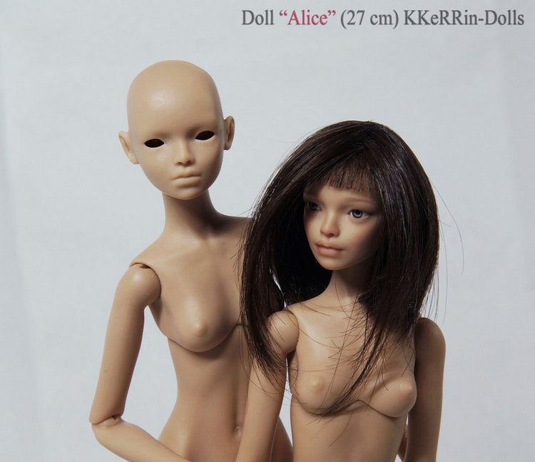 Шарнирная авторская кукла "Алиса" (27см, сменные глазки, ПУ), от KKeRRinDolls