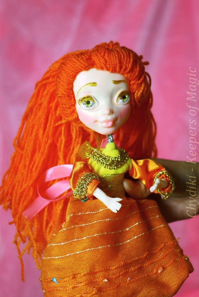 Chydiki - Fairy OOAK Art dolls, artist collectible fantasy clay toys - 6