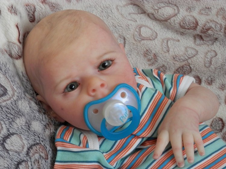 Мальчик Майчик .Кукла реборн Шутовой Анны (фото 4)