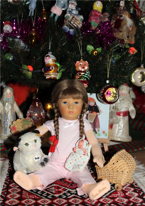 Катрин. Katrin, Stoffpuppe Doll, Kathe Kruse