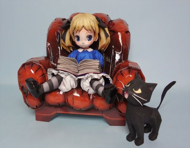 Бумажные скульптуры, papercraft