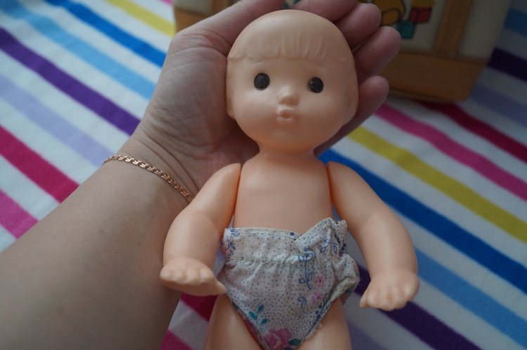 Леночка в сумочке — Игрушки СССР и советского детства: резиновые