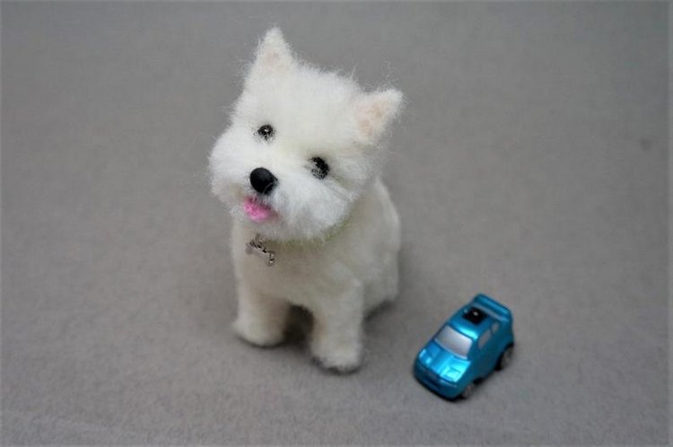JanetsNeedleFelting - Авторские войлочные скульптуры домашних животных (фото 3)