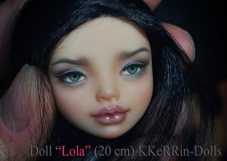 Шарнирная авторская кукла "Лола" (20см), от KKeRRin-Dolls (фото 2)