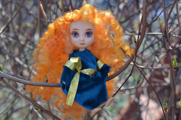 Принцесса Мерида и Бель - мои новые ооак (фото 3)