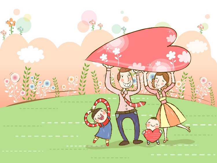 Домашнее пространство или представление о дружной семье